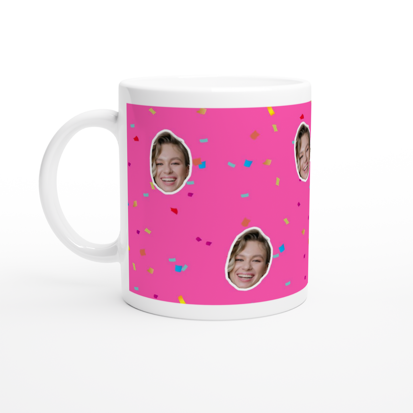 Pink Celebration 11oz Ceramic Mug